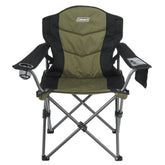 Coleman™ Quad Fold Swagger Chair, Extra Wide, Adjustable lumber support, Mobile Phone Holder, Drink Holder, Carry Bag, 250kg